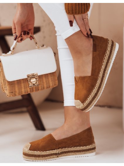 Barna női espadrilles (Méret 38)