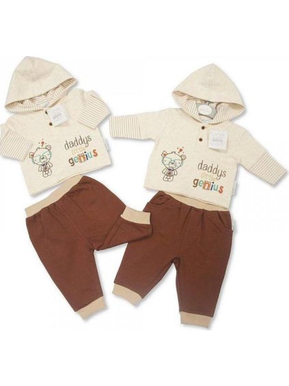 Baba szett: kapucnis pulóver + nadrág