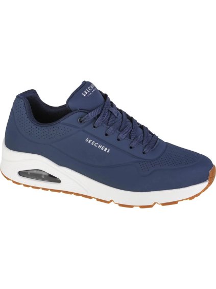 Sötétkék férfi tornacipő Skechers Uno-Stand On Air