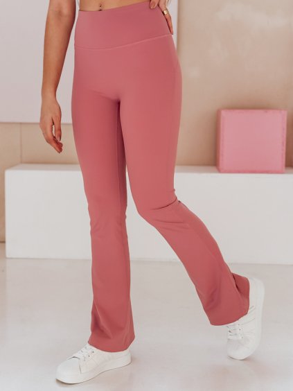 Rózsaszín női harang alakú leggings FARAFII