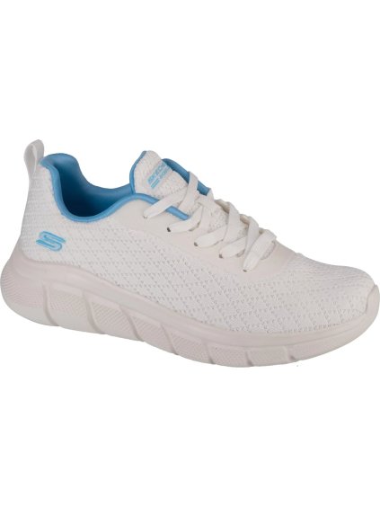 Fehér női tornacipő Skechers Bobs Sport B Flex - Quick Pivot