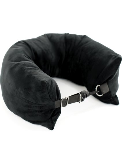 Solier többfunkciós fekete utazópárna 2 az 1-ben