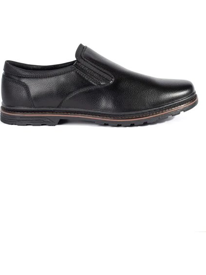 Fekete férfi slip-on cipő