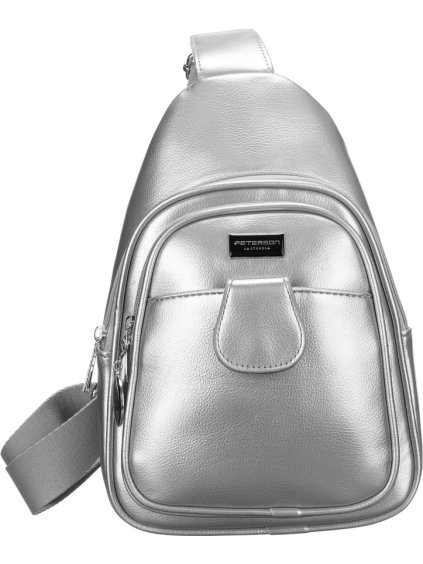 Peterson sportos női ezüst színű válltáska