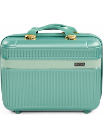 Türkiz kis utazóbőrönd