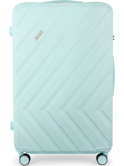 SOLIER mentazöld utazóbőrönd KYOTO M-es méret