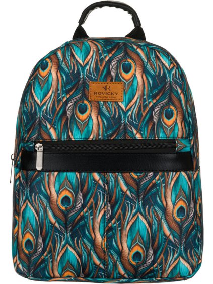 Rovicky női stílusos hátizsák pávamintával