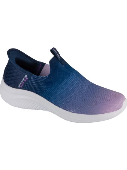 Kék-lila női tornacipő Skechers Slip-Ins Ultra Flex 3.0 - Beauty Blend