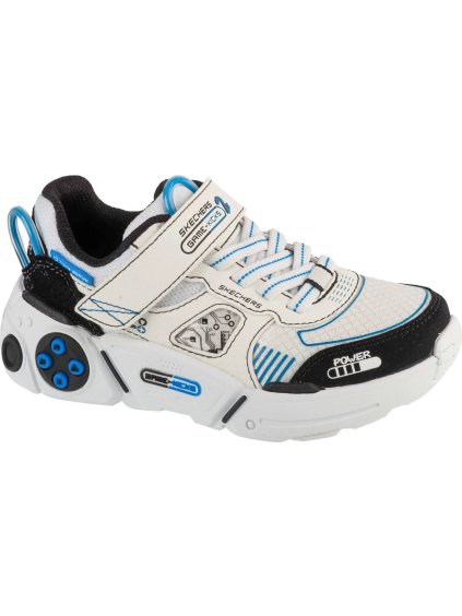 Fehér fiú tornacipő Skechers Gametronix 2.0