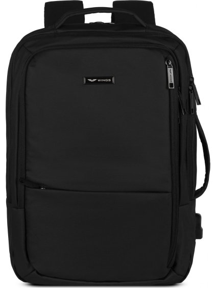 Fekete utazóhátizsák