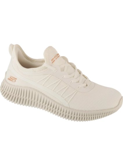 Krémszínű női cipők Skechers Bobs Geo-New Aesthetics