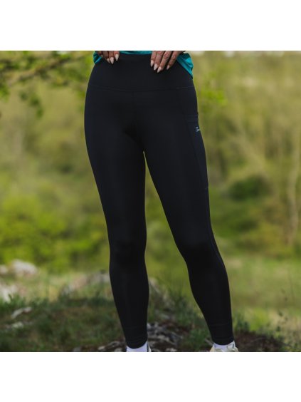 Fekete női funkcionális leggings