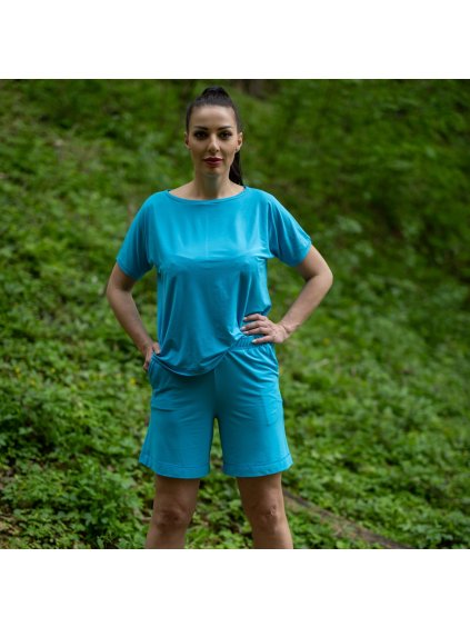 Türkiz női sportnadrág
