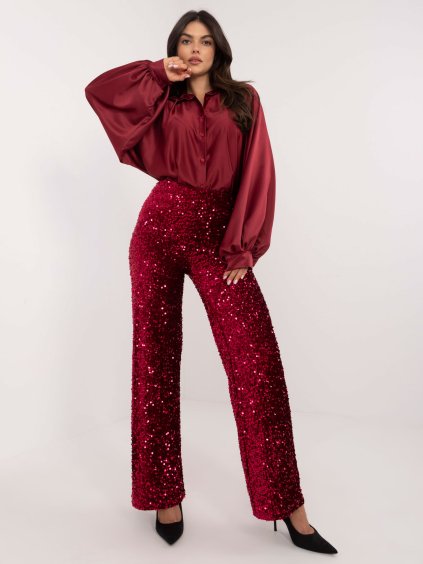 Boros női nadrág flitterekkel