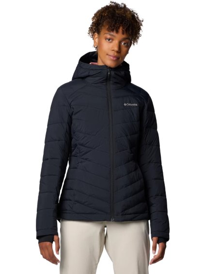 Fekete női steppelt kabát Columbia Joy Peak II Hooded Jacket W