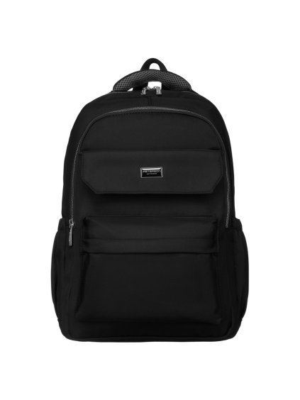 Peterson fekete bőröndhöz rögzíthető hátizsák