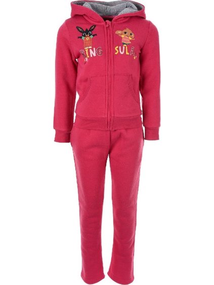 Rózsaszín lány melegítőruha Bing-es