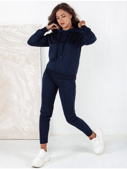 (Méret L) Sötétkék női tréningruha szett MIGEL