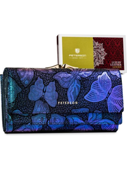 Peterson Kék holografikus pénztárca Y536