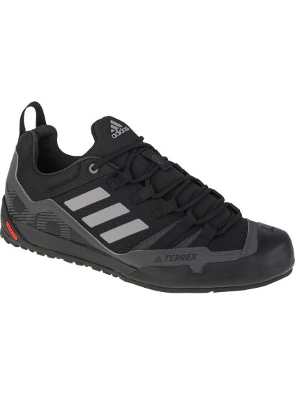 Fekete férfi túracipők Adidas Terrex Swift Solo