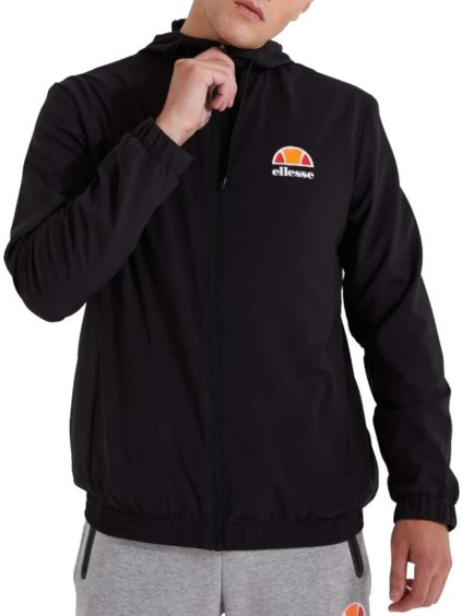 Fekete férfi pulóver Ellesse Sella Track Top