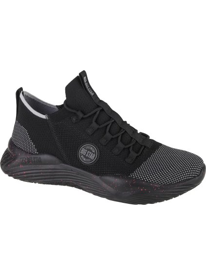 Fekete férfi tornacipő Big Star Shoes LL174282