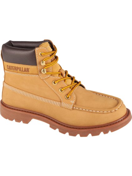 Caterpillar Moc Toe bézs férfi bőr bokacsizma