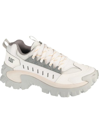 Fehér-szürke férfi bőr tornacipő Caterpillar Intruder Met