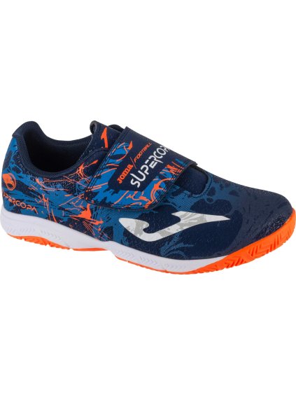 Sötétkék fiú beltéri tornacipő Joma Super Copa Jr 2403 IN