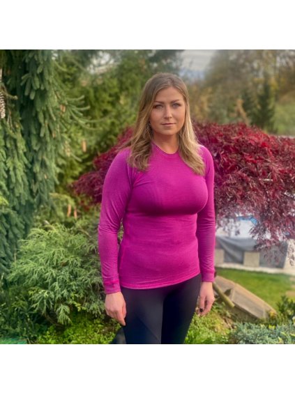 Sötét rózsaszín női termopóló (Méret S)