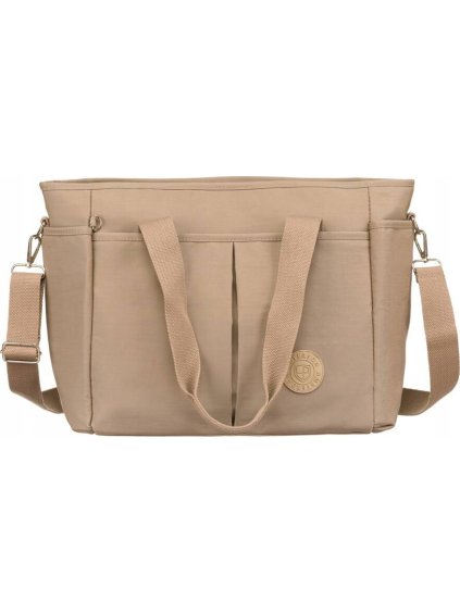 Peterson bézs textil shopper táska