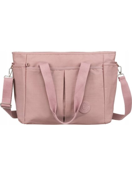 Peterson világoslila textil shopper táska