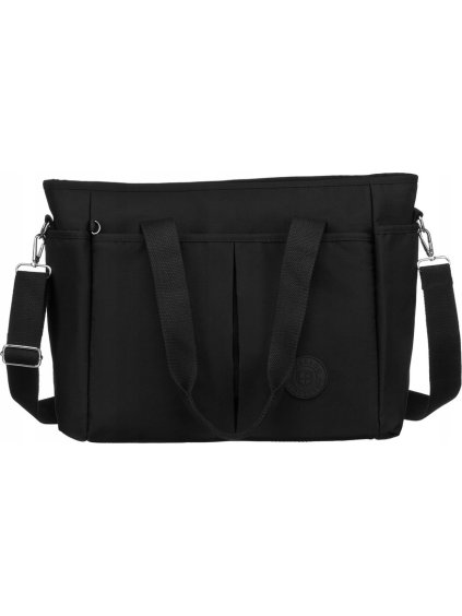 Peterson fekete textil shopper táska