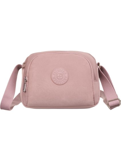 Peterson világos lila textil messenger táska