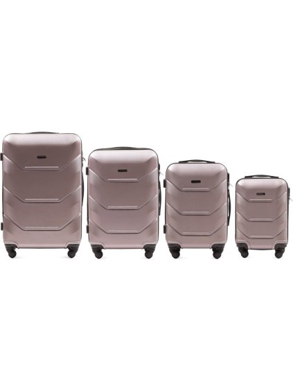 Rosegold 4 darabos utazóbőrönd szett PEACOCK