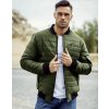 Zöld steppelt férfi bomber