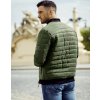 Zöld steppelt férfi bomber