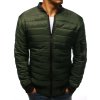 Zöld steppelt férfi bomber