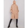 Bézs női teddy kabát