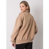 Bézs színű női magas nyakú póló