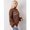 Barna női magas nyakú póló