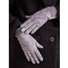 Női szürke kesztyű