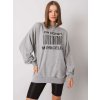 Szürke női póló mintával