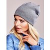 Sötétszürke női sapka LESK