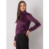 Sötétlila velúr pulóver