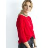 Női piros póló