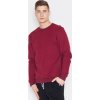 Bordó pamut pulóver
