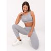 Világosszürke női felső és leggings szett