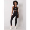 Fekete női szett, felső ás leggings