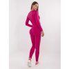 Fukszia színű női póló és leggings szett